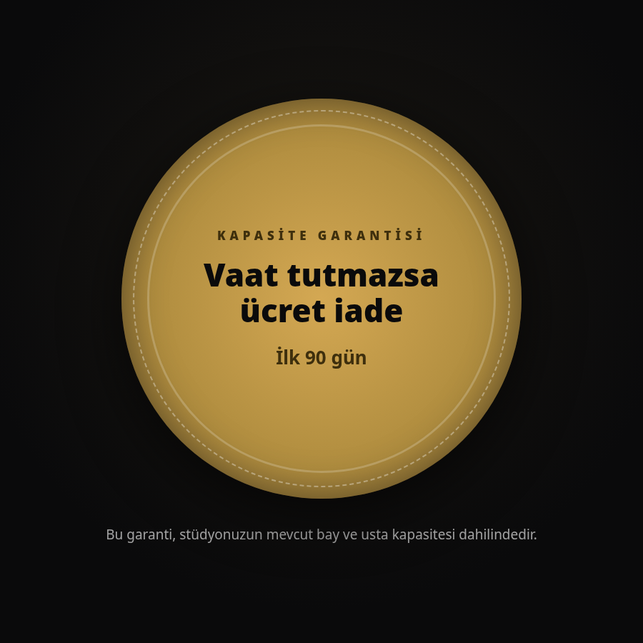 Kapasite garantisi mührü